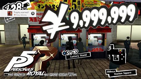 persona 5 royal lottery trophy|Easy Money Trophy in Persona 5 Royal .